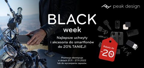 Peak Design Black Week