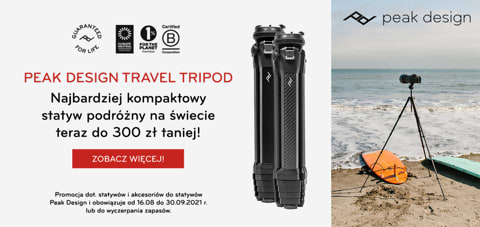 Promocja Peak Design Travel Tripod