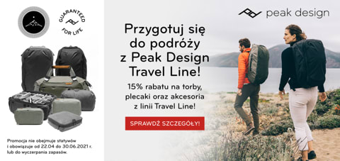 Promocja Peak Design - Przygotuj sie do podróży