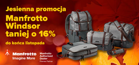 Promocja jesienna Manfrotto Windsor